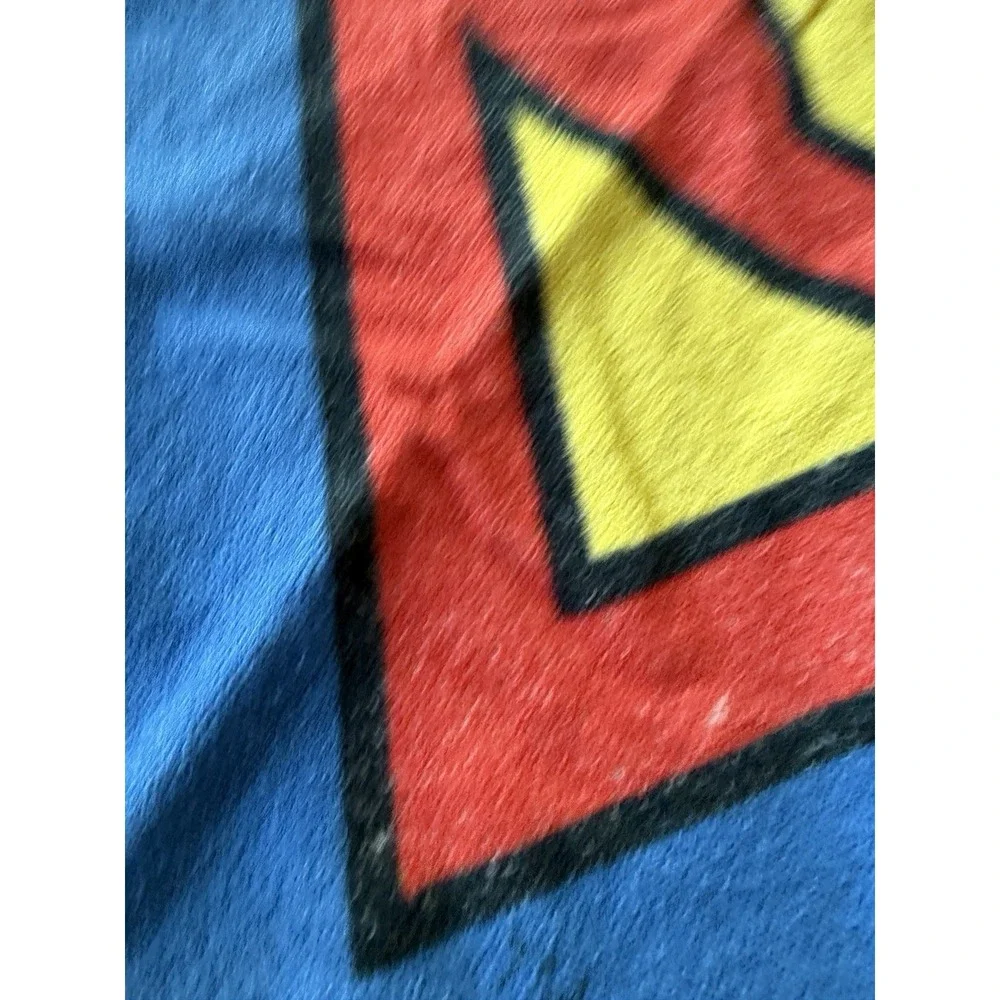 LOT 2 VTG DC Comics Beach Towels Superman & Batman 52x27 Retro Justice League
